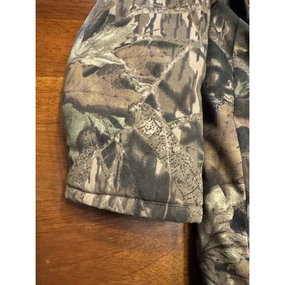 Xl Duxbak Camp Hunting Jacket Camouflage Tree Green Made In USA - Picture 8 of 16